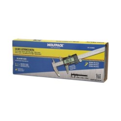 Calibre Digital Acero Inoxidable 150 mm, Pie de Rey, Paquimetro, Pantalla LCD, Boton de Bloqueo