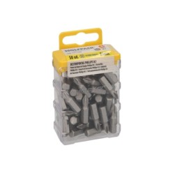 Puntas Destornillador Phillips Nº 1 (50 Piezas), Acero S2 al Cromo Vanadio, Puntas Hexagonales, Destorpuntas,