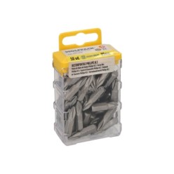 Puntas Destornillador Phillips Nº 2 (50 Piezas), Acero S2 al Cromo Vanadio, Puntas Hexagonales, Destorpuntas,