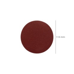 Lija recambio velcro disco Ø 125 mm, con agujeros grano 240 (10 Piezas)