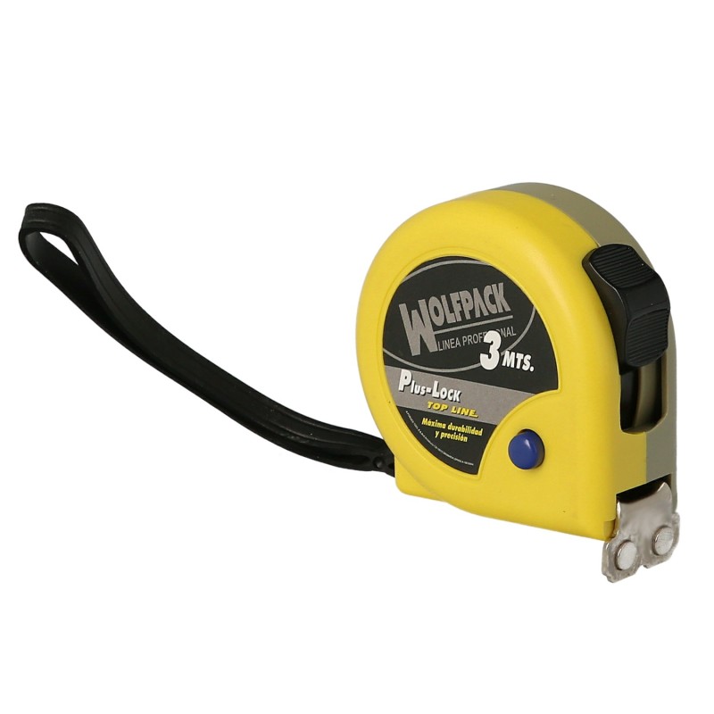 Flexometro Magnético Amarillo Con Freno  3 Metros / 16 mm,