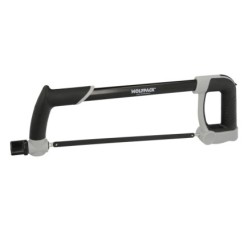 Arco Sierra Acero Con Doble Empuñadura Engomada, Angulo Corte Ajustable, Corta Acero, Aluminio, Madera, Plastico, Cobre