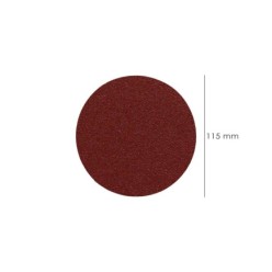 Lija Recambio Velcro Disco Ø 125 mm, con Agujeros Grano  80 (10 Piezas)