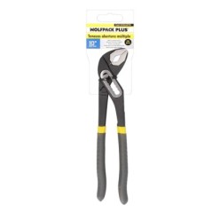 Tenazas Apertura Múltiple Negra 250 mm, Mangos Plastificados DIN 8976, Pico De Loro, Alicates Extensibles, Tenazas Fontanero