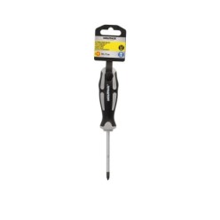 Destornillador Phillips Acero S2 Mango TPR Bimaterial, Medida PH 1 x Ø 5,0 x 75 mm,  DIN5262,