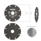 Disco Corte Metales Universal  Ø 115 x 1,7 mm, Filo de Diamante Disco Corte Acero, Chapa, Hierro, Aluminio al por Mayor | Almacé