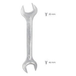 Llave Fija Plus Acero Cromo Vanadio 46x50 DIN 3110, Llave Fija, Llave Fija Doble