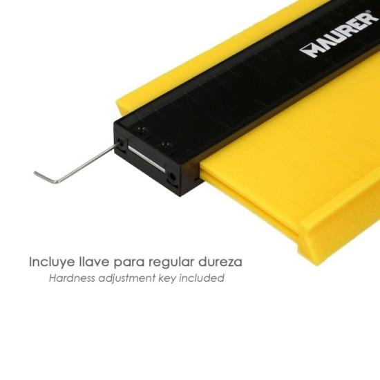 Medidor De Contornos 100x125 mm, Con Bloqueo, Medidor De Perfiles, Medidor Formas, Duplicador Perfiles, Preciso,Dureza Ajustable