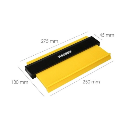 Medidor De Contornos 130x250 mm, Con Bloqueo, Medidor De Perfiles, Medidor Formas, Duplicador Perfiles, Preciso,Dureza Ajustable