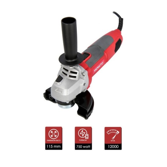 Amoladora 750 Watt, Disco Ø 115 mm, al por Mayor | Almacén de Ferretería