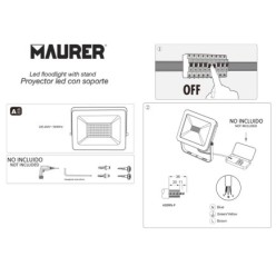 Foco Led Plano Potencia 70 Watt, 5600 Lumenes, Luz blanca 4000ºK Protección IP65, Cuerpo Aluminio, Foco Exteriores / Interiores,
