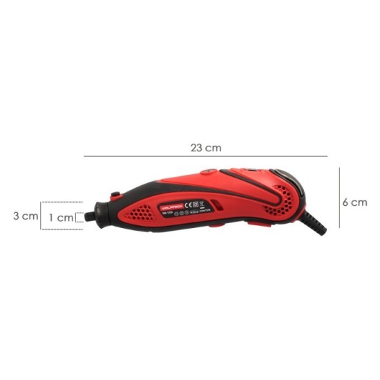 Multiherramienta 135 Watt, Con 210 Accesorios y Maletin, Herramienta Multifunción, Mini Taladro, Herramienta Rotativa, Amoladora
