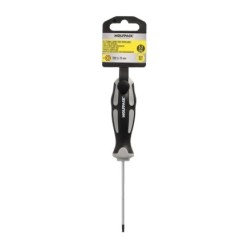 Destornillador Torx Inviolable Acero S2 Mango TPR Bimaterial, Medida T09 x Ø 3,0 x 75 mm,