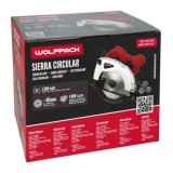 Sierra Circular 1300 Watt, Disco 185 mm, 4,800 RPM Corte a Inglete Con Regulador de Profundidad, Ingletadora, Sierra Madera, al 