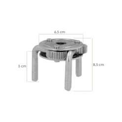 Llave Filtro Aceite Araña Universal Ø 8 A Ø 13,5 cm, llave Filtro 3 Garras, Llave Filtro Universal, Llave Filtro Coche / Moto