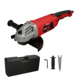 Amoladora Angular 2,400 Watt, Disco Ø 230 mm, 6,500 R,P,M, Mango 3 Posiciones Eje M14 Protector Disco Ajustable, Anti arranque a