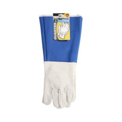 Guantes Piel Serraje Largos 40 cm, guante Resistente, Guante Comodo, Guantes De Trabajo, (Par)