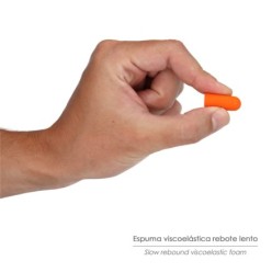 Tapón Espuma Pu Para Oídos Set 2 Tapones Snr 31 Db Trabajar, Dormir, Estudiar, Leer, Viajar, Ronquidos, Proteccion Auditiva,