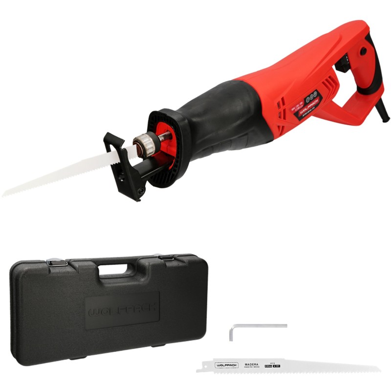 Sierra De Sable 900 Watt, Con Variador de Velocidad, Cambio Rapido de Hoja, Madera 115 mm, / Acero 8 mm,