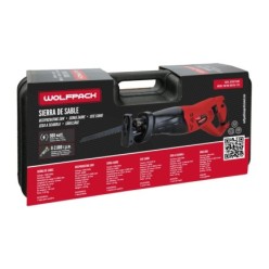 Sierra De Sable 900 Watt, Con Variador de Velocidad, Cambio Rapido de Hoja, Madera 115 mm, / Acero 8 mm,