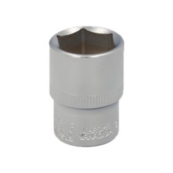 Llave Vaso 1/2" Hexagonal 20 mm, Perfil de 6 caras, Acero Cromo Vanadio, Aristas Redondas