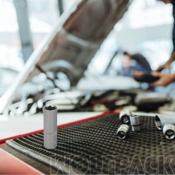 Llave Vaso 1/2" Hexagonal Larga 17 mm, Perfil de 6 caras, Acero Cromo Vanadio, Aristas Redondas