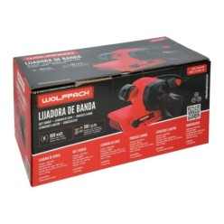 Lijadora De Banda 800 Watt, Con Aspiración Integrada