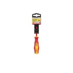 Destornillador Phillips Aislado Certificado VDE 1,000 V, Medida PH 0 - 3,0 x 60 mm, Destornillador Seguridad Electricista
