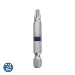 Puntas Largas Destornillador Torx T30 (2 Piezas), Acero S2 al Cromo Vanadio, Puntas Hexagonales, Destorpuntas,