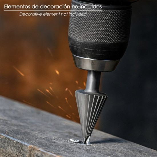Fresa Conica Hss Ø 6-32 mm, Para Taladro / Fresadora al por Mayor | Almacén de Ferretería
