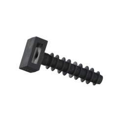 Taco Fijación Brida Nylon Negro 8 mm, (Bolsa 100 Unidades)