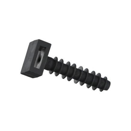 Taco Fijación Brida Nylon Negro 8 mm, (Bolsa 100 Unidades)