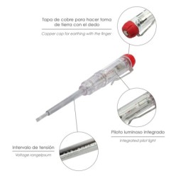 Destornillador Buscapolos 140 mm,