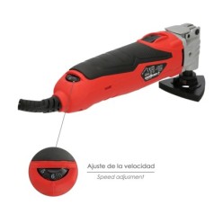Herramienta Multifuncion Oscilante 300 Watt, Con Accesorios 23,000 R,P,M, Variador Velocidad, Cambio Rapido Hoja, Cortar, Lijar