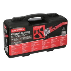 Herramienta Multifuncion Oscilante 300 Watt, Con Accesorios 23,000 R,P,M, Variador Velocidad, Cambio Rapido Hoja, Cortar, Lijar