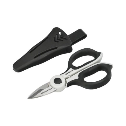 Tijeras Electricista 155 mm, Mango TPR Plus No tension, Con Funda Hojas Acero Inoxidable, Tijeras Cortar Cable, Pelacables