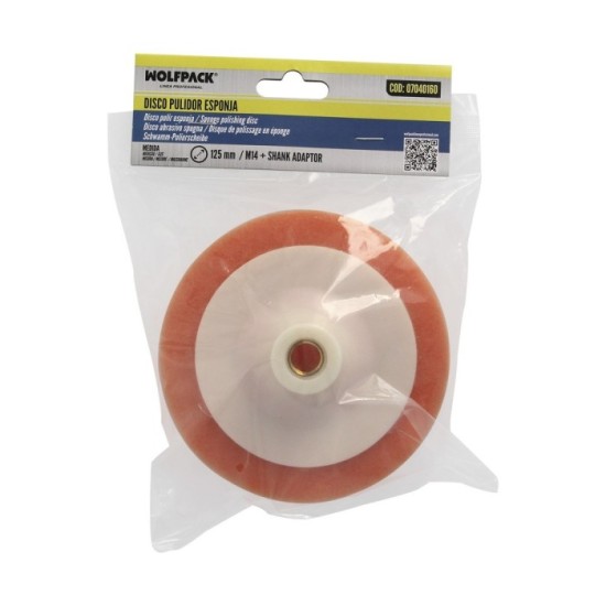 Disco Pulidor Esponja M-14  125mm, al por Mayor | Almacén de Ferretería