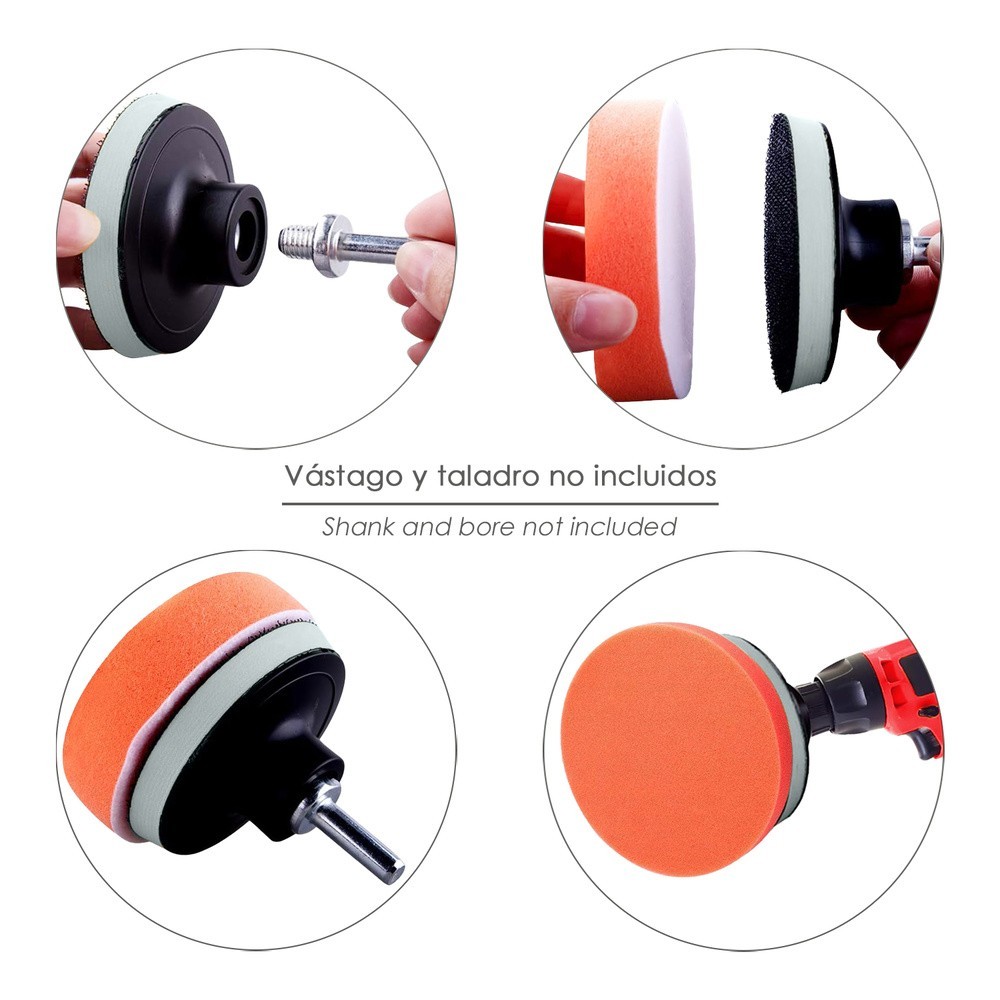 Disco Pulidor Esponja Con Velcro Ø 125mm, al por Mayor | Almacén de Ferretería