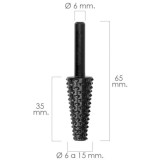 Fresa Rotativa Para Madera Conica Ø 6 a 15 mm, Para Taladro / Fresadora al por Mayor | Almacén de Ferretería