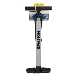 Bomba Aire 5,5 Bares Cuerpo Acero, Valvulas SCHRADER y PRESTA con Adaptadores, Bomba Bicicletas, Bomba coches