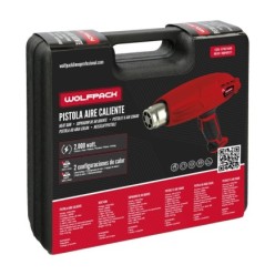 Pistola Aire Caliente 2000 Watt, 2 Potencias Con  Accesorios, Decapador, Pistola Decapar Aire Caliente