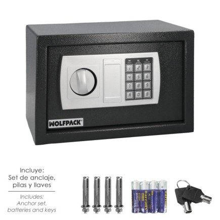 Caja Fuerte Sobreponer Electrica 31x20x20 cm,