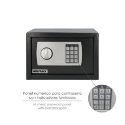 Caja Fuerte Sobreponer Electrica 31x20x20 cm,