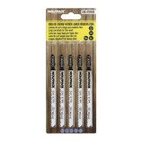 Hojas Larga Sierra Calar Para Madera Corte Medio 5 Piezas, Hoja Cromo Vanadio 58, Vastago T Universal al por Mayor | Almacén de 