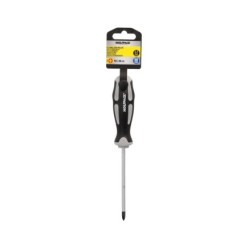 Destornillador Phillips Acero S2 Mango TPR Bimaterial, Medida PH 1 x Ø 5,0 x 100 mm,  DIN5262,