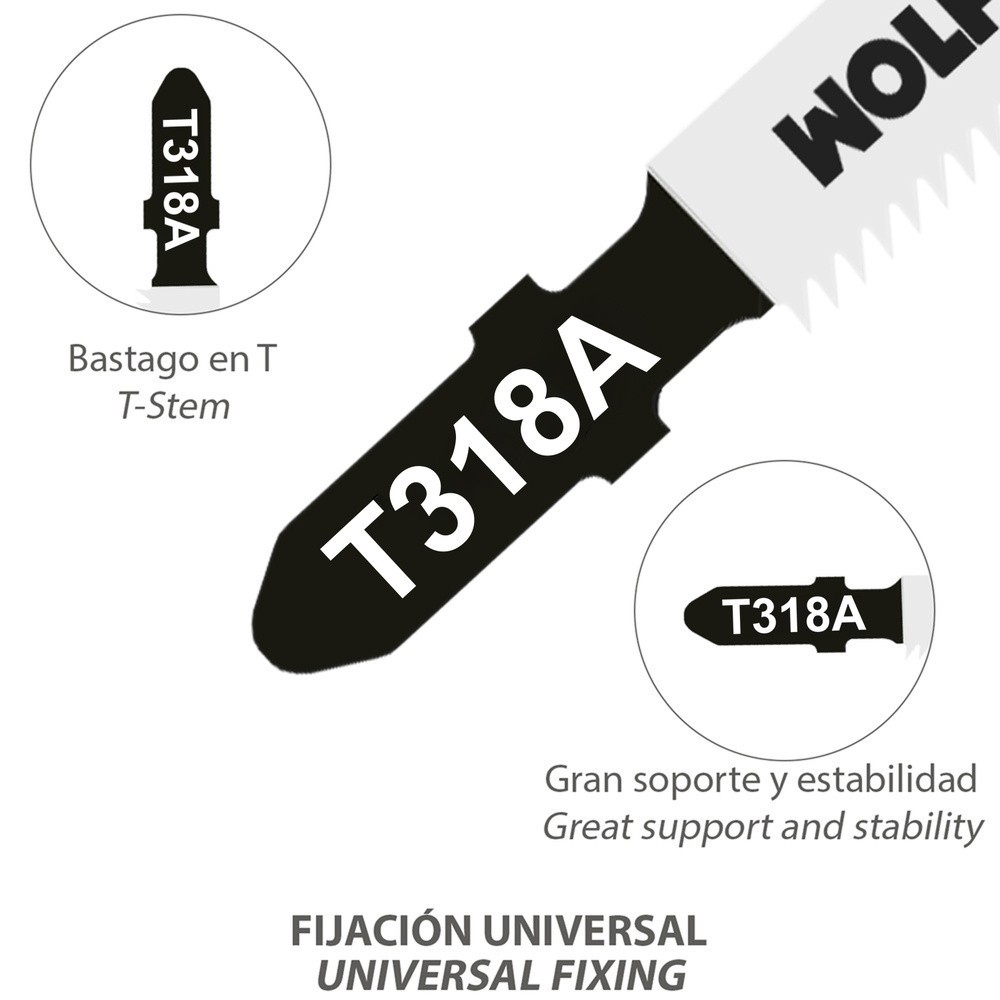 Hoja Larga Sierra Calar Metal Fino 5 Piezas HSS 21 TPI al por Mayor | Almacén de Ferretería