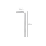 Llave Allen Standar Acero Cromo Vanadio Profesional 1,5 mm, Llave Hexagonal, Llave Allen Taller Mecanica, Llave Allen Bricolaje 