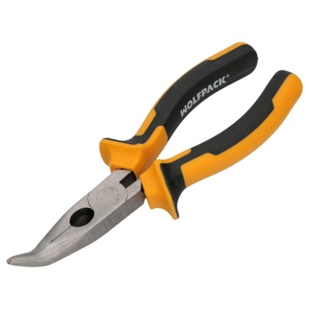 Alicates Boca Curva 150 mm, Acero DIN 5745 Alicates Punta Curva, Alicates Boca Curva Larga,