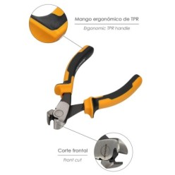 Alicates Corte Frontal 150 mm, Acero DIN 5745, Pelacables, Corta Cables, Pelador Cables,