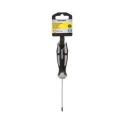 Destornillador Pozidriv Acero S2 Mango TPR Bimaterial, Medida PZ 0 x Ø 3,0 x 75 mm,  DIN5262,
